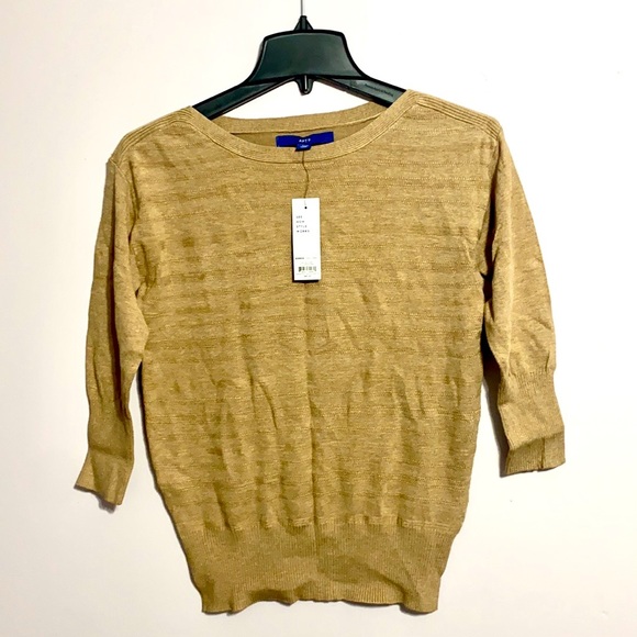 Apt. 9 Sweaters - Kohl’s Apt. 9 Sweater | Crew Neck | Size: XS | Color: Tan / Beige / Brown